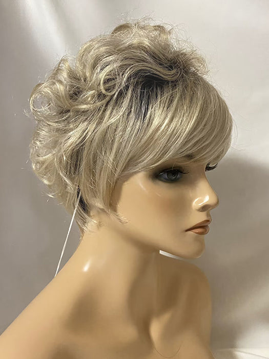 Unique Short Curly Side Bang Wave Synthetic Wigs By imwigs®